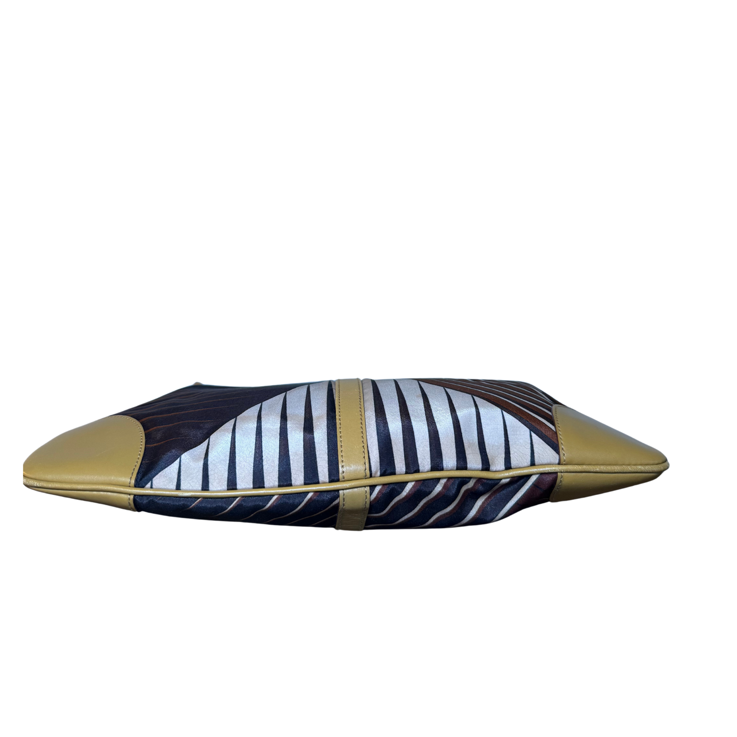 Gucci Silk Jackie Bamboo Handle Bag