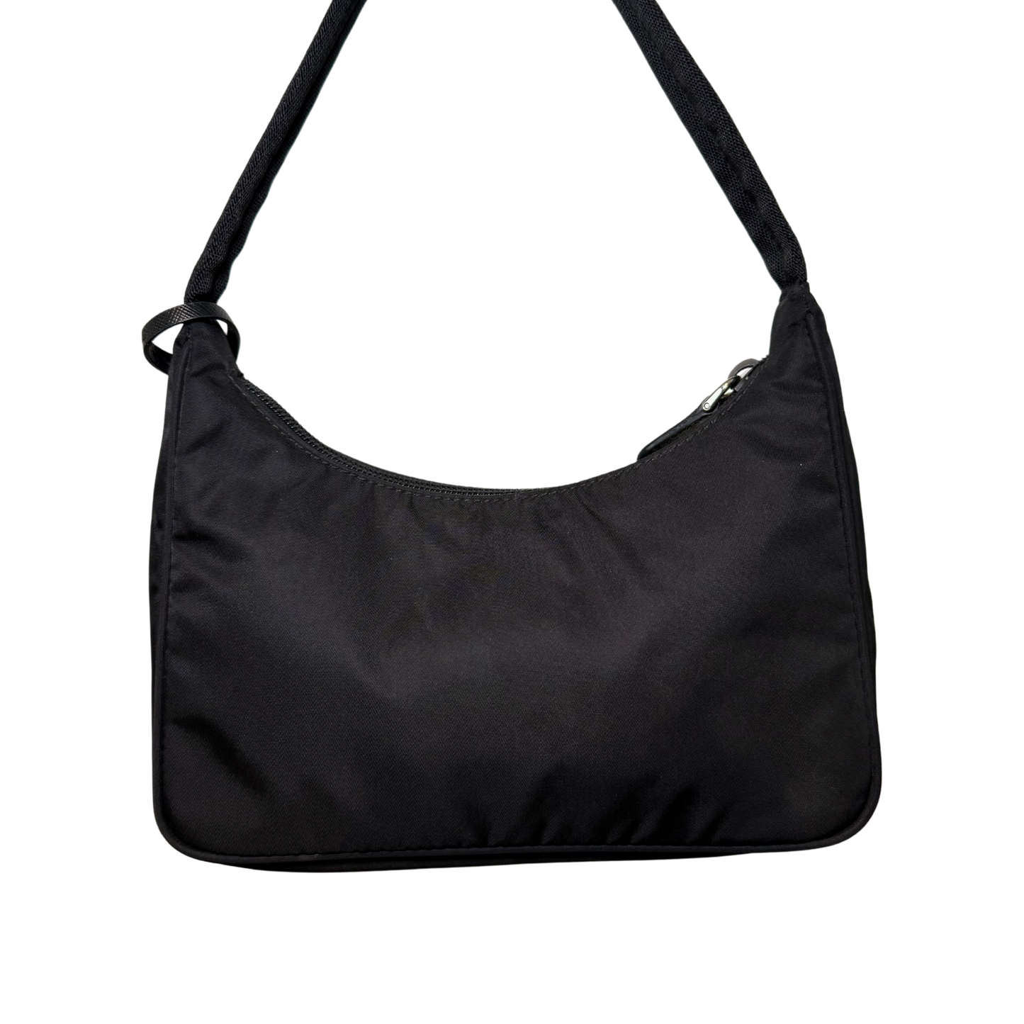 Back View of Prada Re-Nylon Re-Edition 2000 Bag showing nylon material