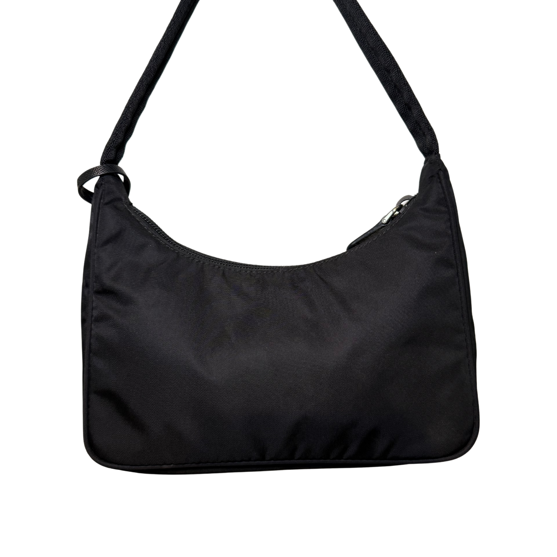 Back View of Prada Re-Nylon Re-Edition 2000 Bag showing nylon material