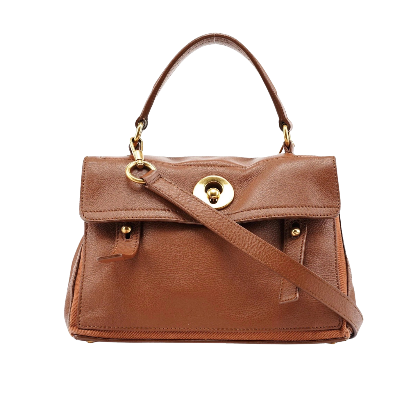 Front view of Yves Saint Laurent Muse 2-Way Bag 